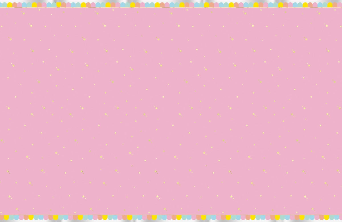 Pink Ice Cream Party Tablecloth - Stesha Party