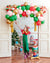Pink, Red & Gold Christmas Candy Balloon Garland - Stesha Party