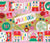 Pink, Red, Green & Gold Christmas Tree Shaped Plates - Stesha Party