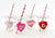 Pink & Red Valentines Day Conversation Heart Party Cups - Stesha Party