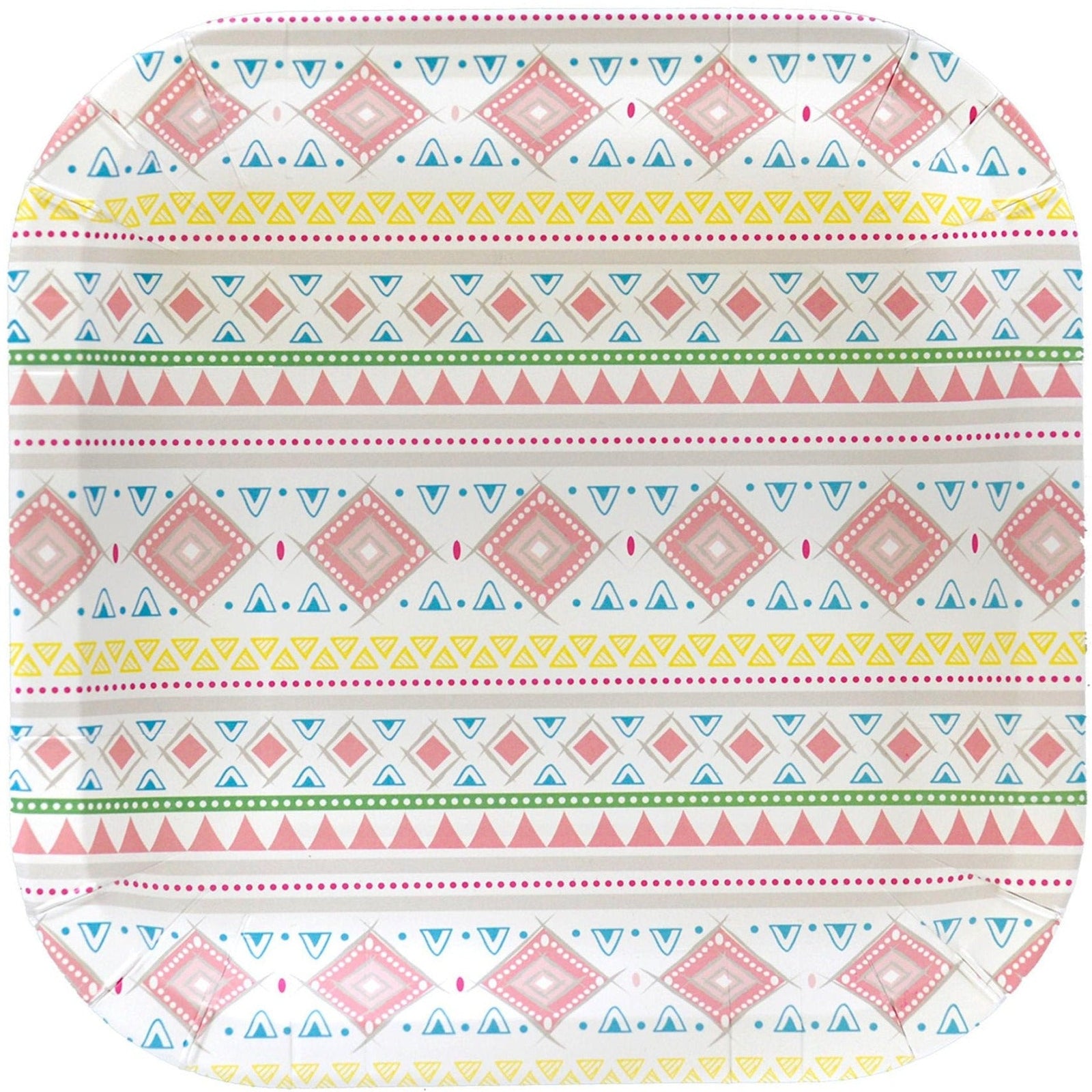 Pink Tribal Party Plates - Stesha Party