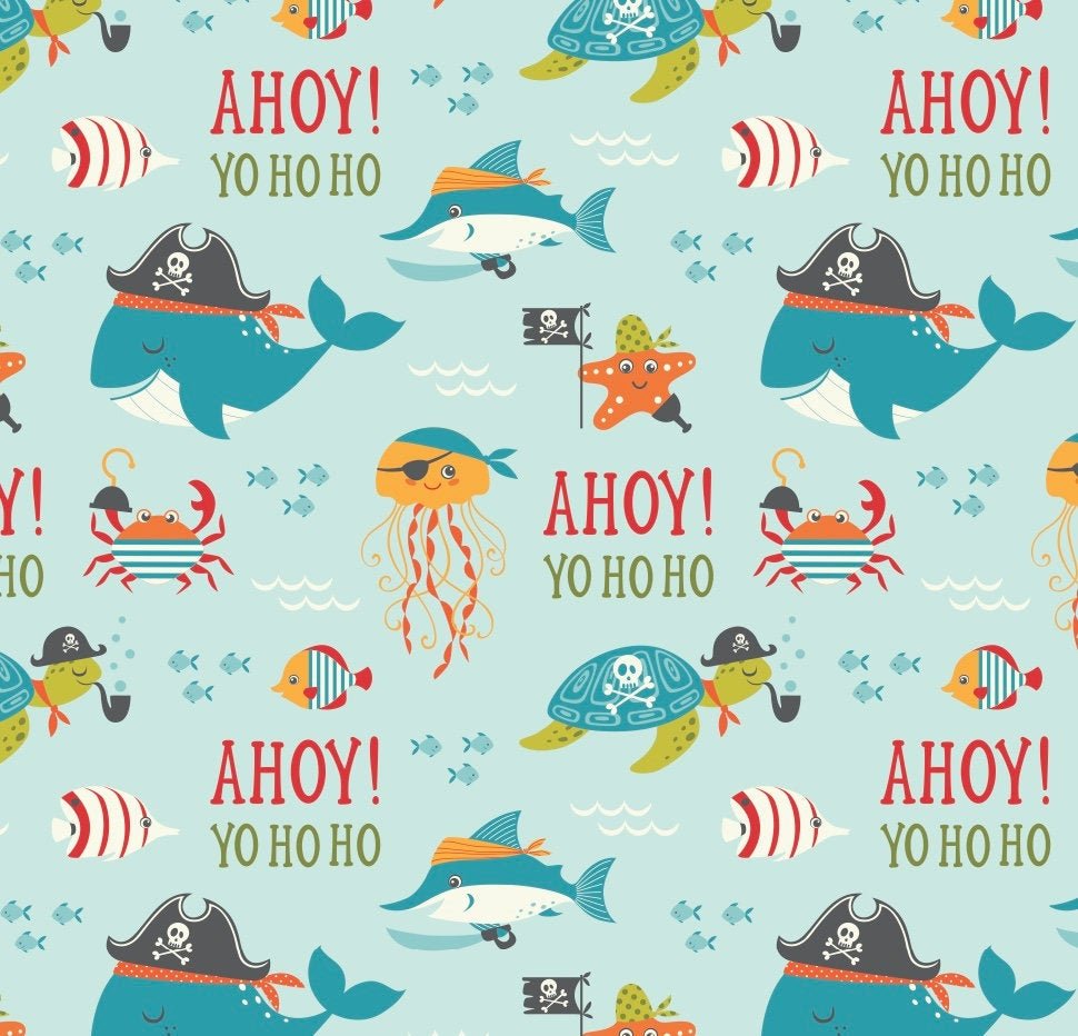 Pirate Party Wrapping Paper - Stesha Party