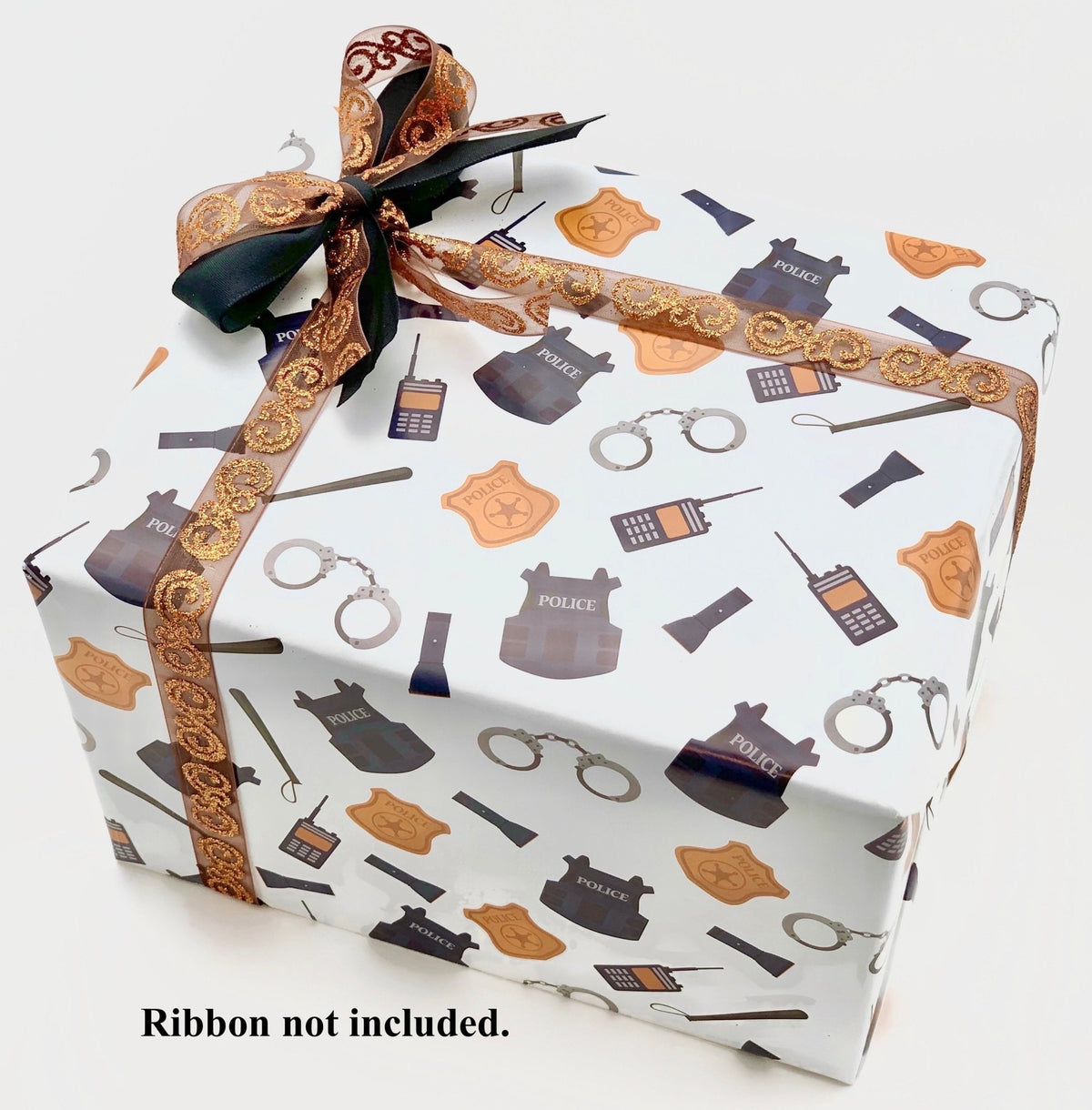 Police Gift Wrap - Stesha Party