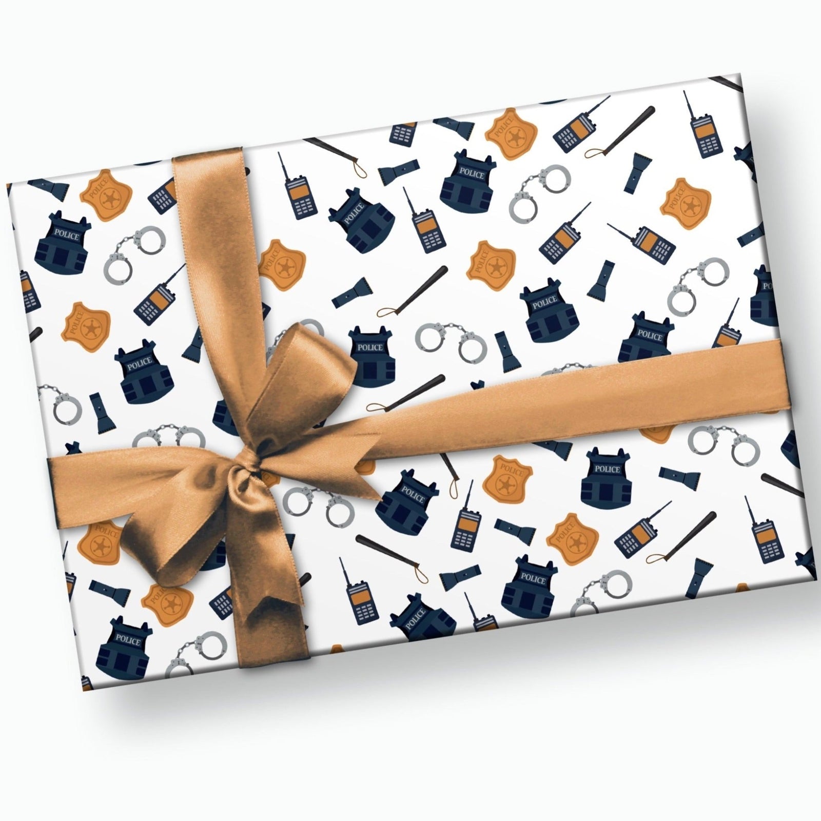 Police Gift Wrap - Stesha Party