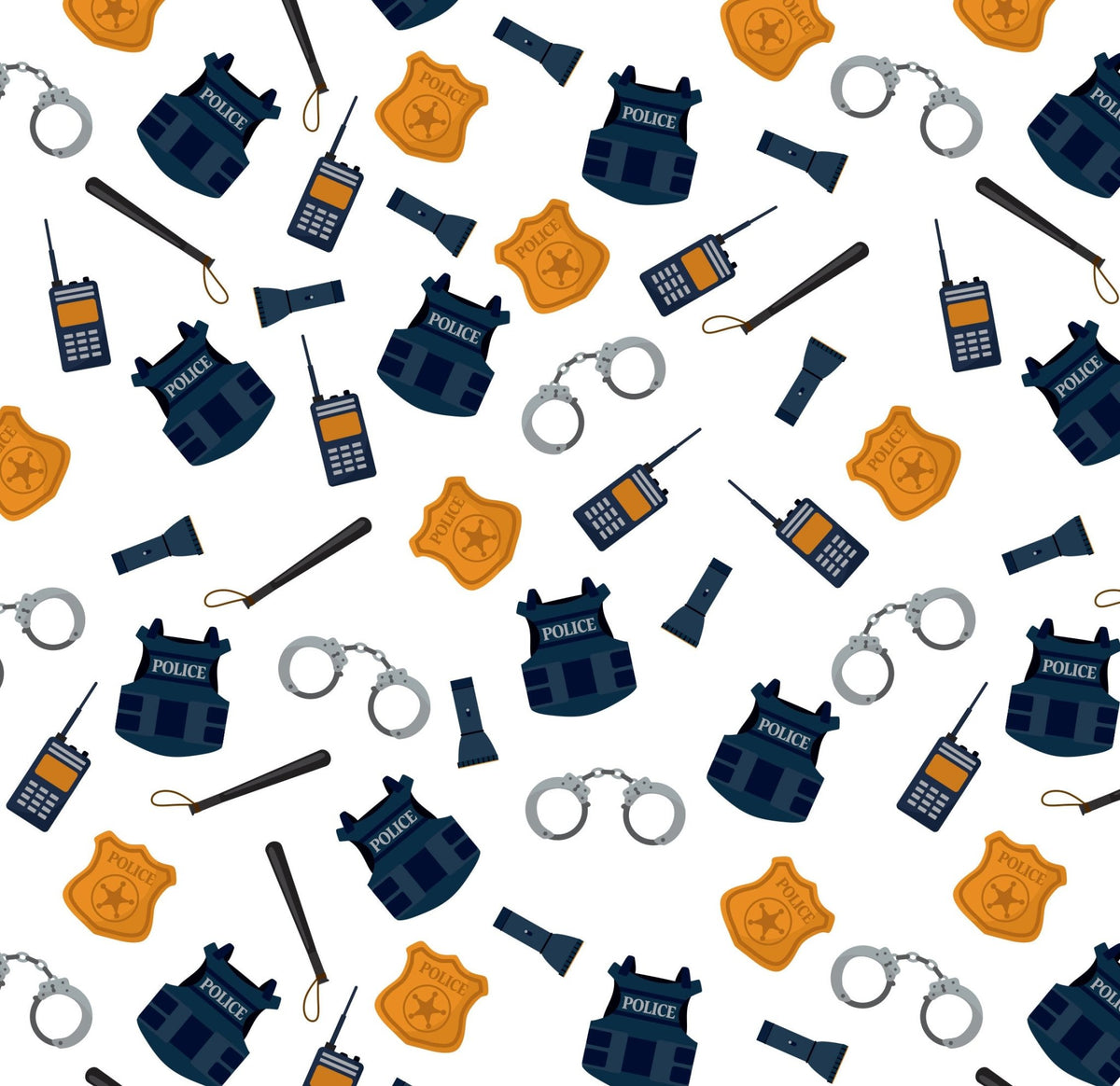 Police Gift Wrap - Stesha Party