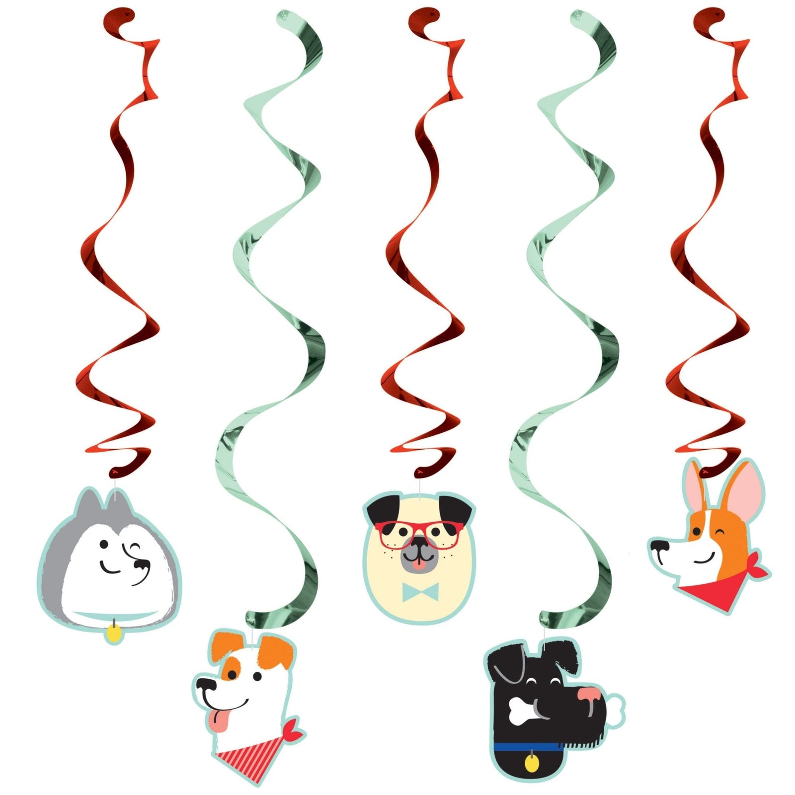 Puppy Party Hanging Decorations - Stesha Party