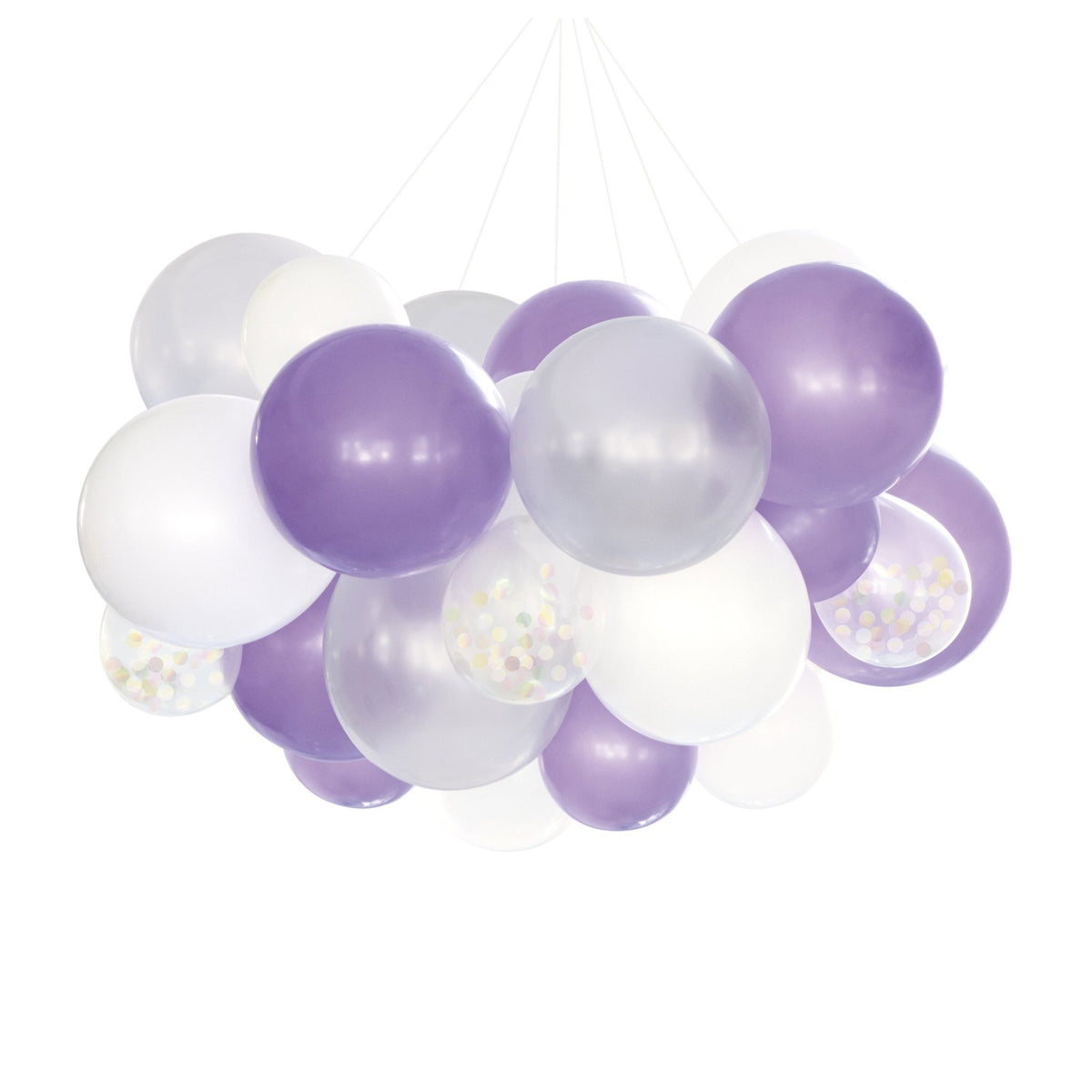 Purple Chandelier Balloon Kit - Stesha Party