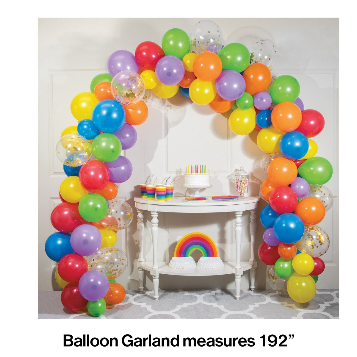 Rainbow Balloon Arch Kit - Stesha Party