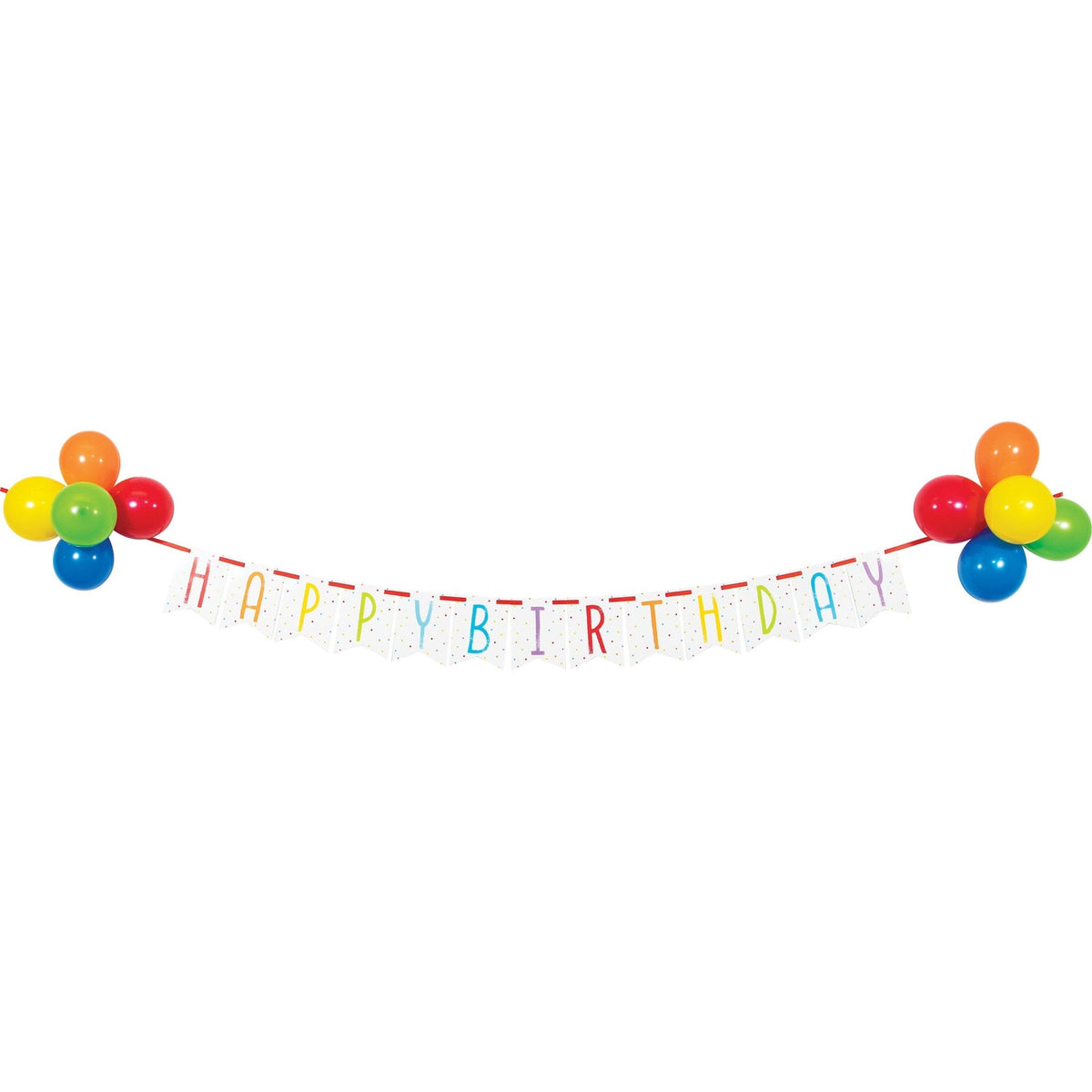 Rainbow Birthday Banner - Stesha Party