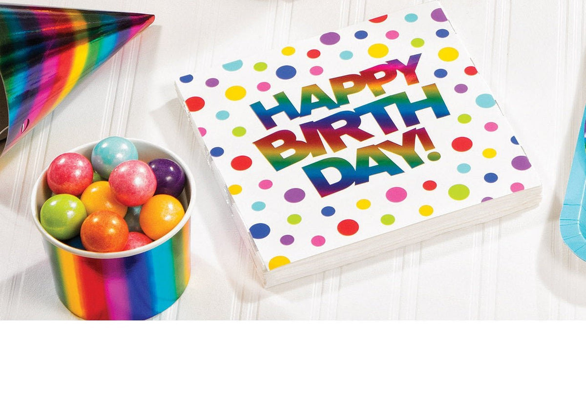 Rainbow Foil Treat Cups - Stesha Party