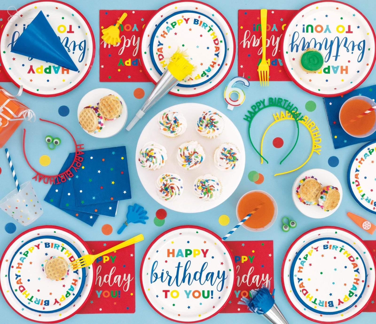 Rainbow Party Favor Horns - Stesha Party