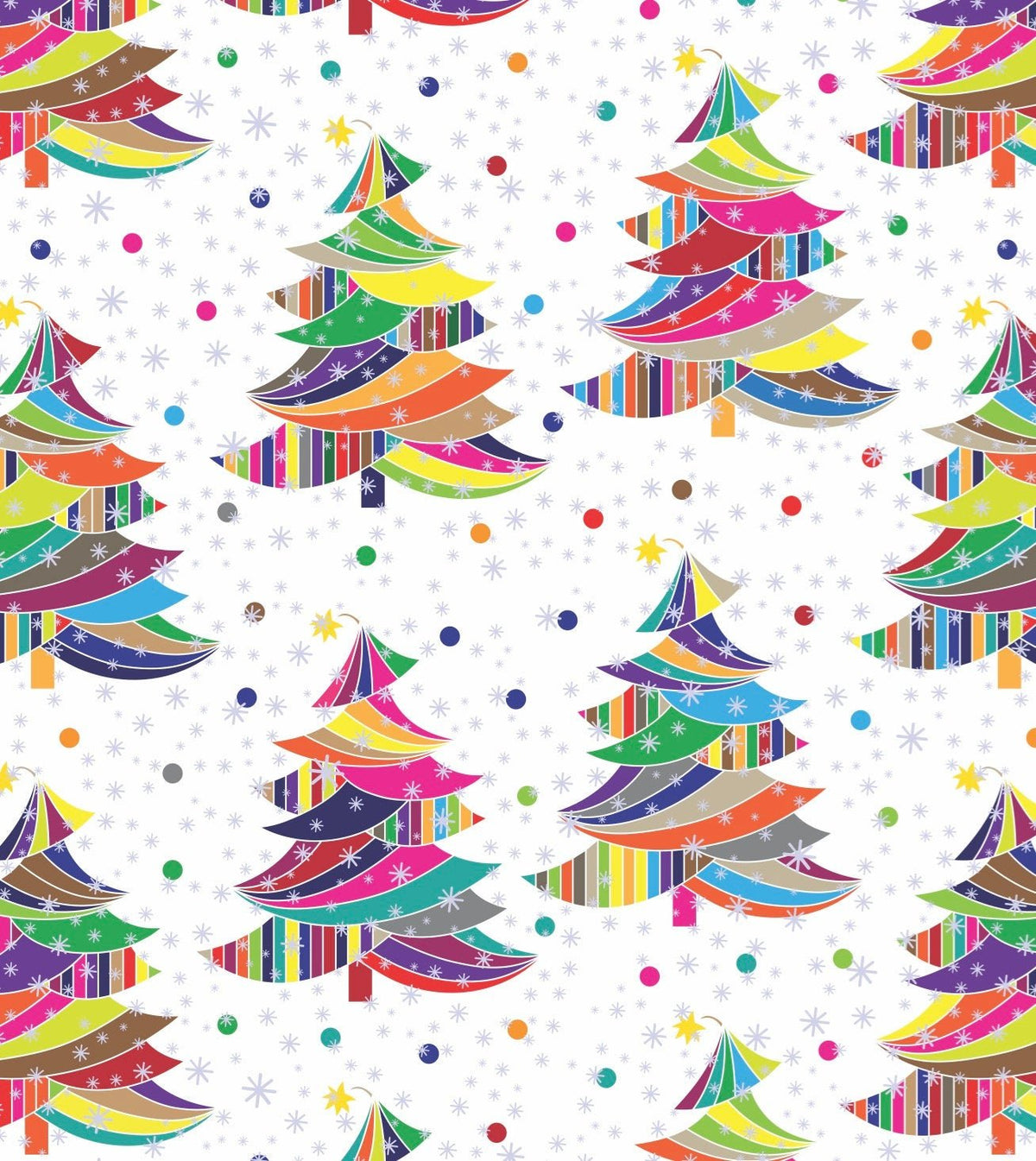 Rainbow Tree Gift Wrap - Stesha Party
