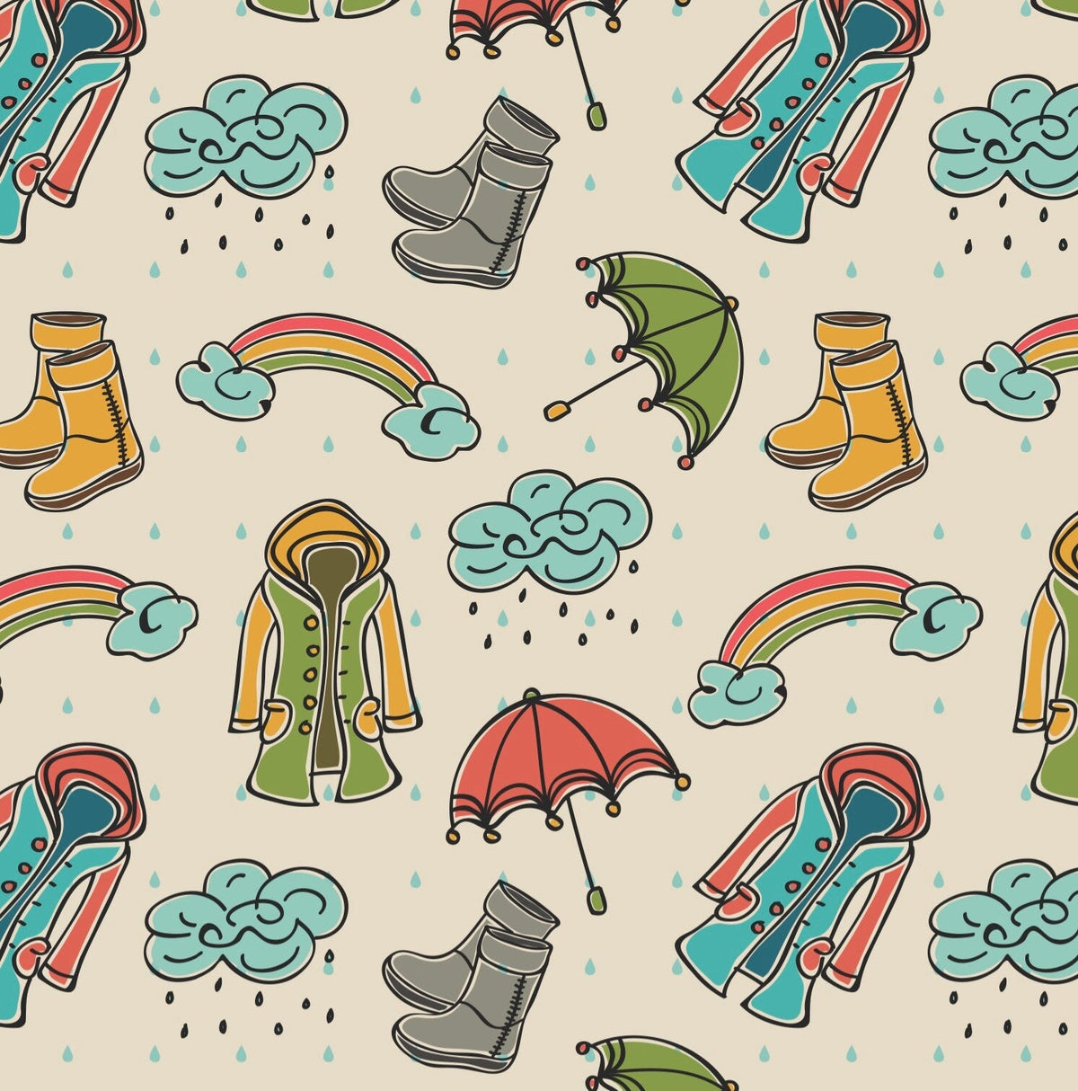 Rainy Day Gift Wrap - Stesha Party