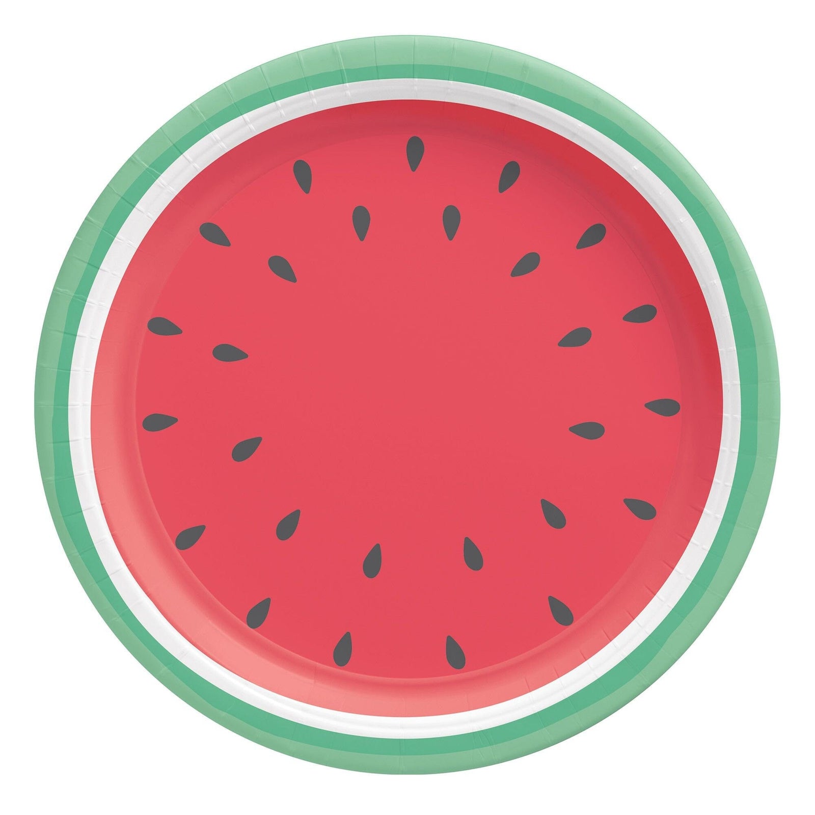 Red & Green Watermelon Plates - Stesha Party