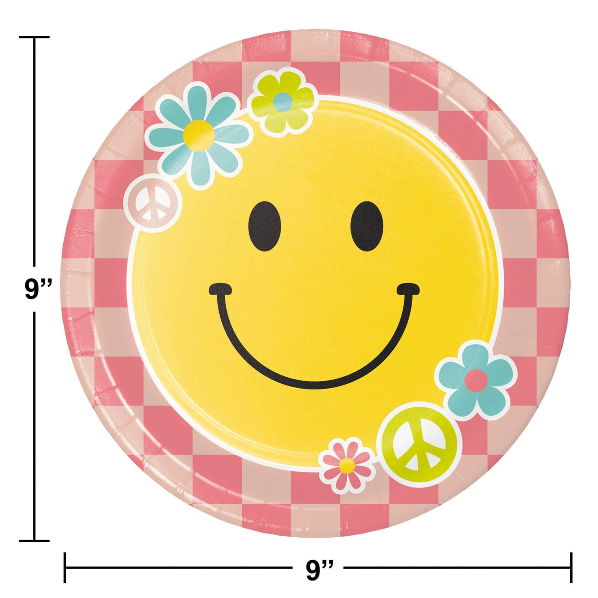 Retro Smile Party Plates - Stesha Party