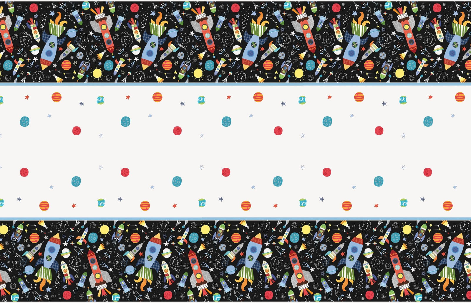 Rocket Tablecloth - Stesha Party