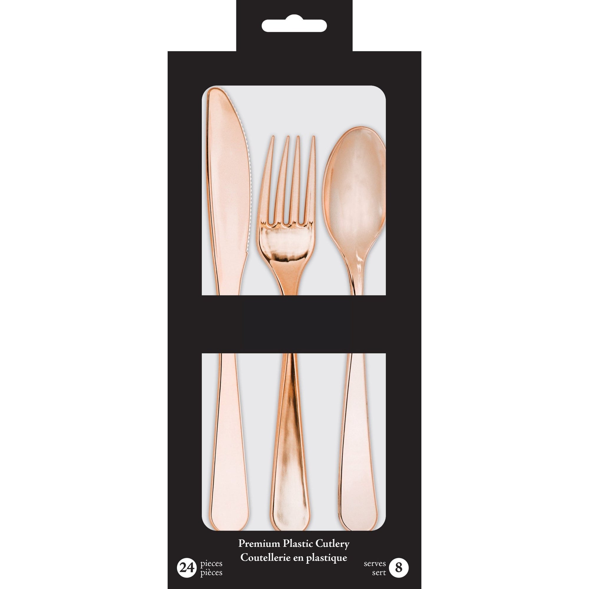Rose Gold Cutlery - Stesha Party
