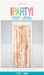 Rose Gold Party Foil Fringe Curtain Decoration - Stesha Party