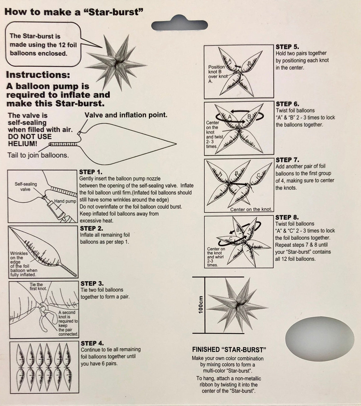 Rose Gold Starburst Balloon - Stesha Party