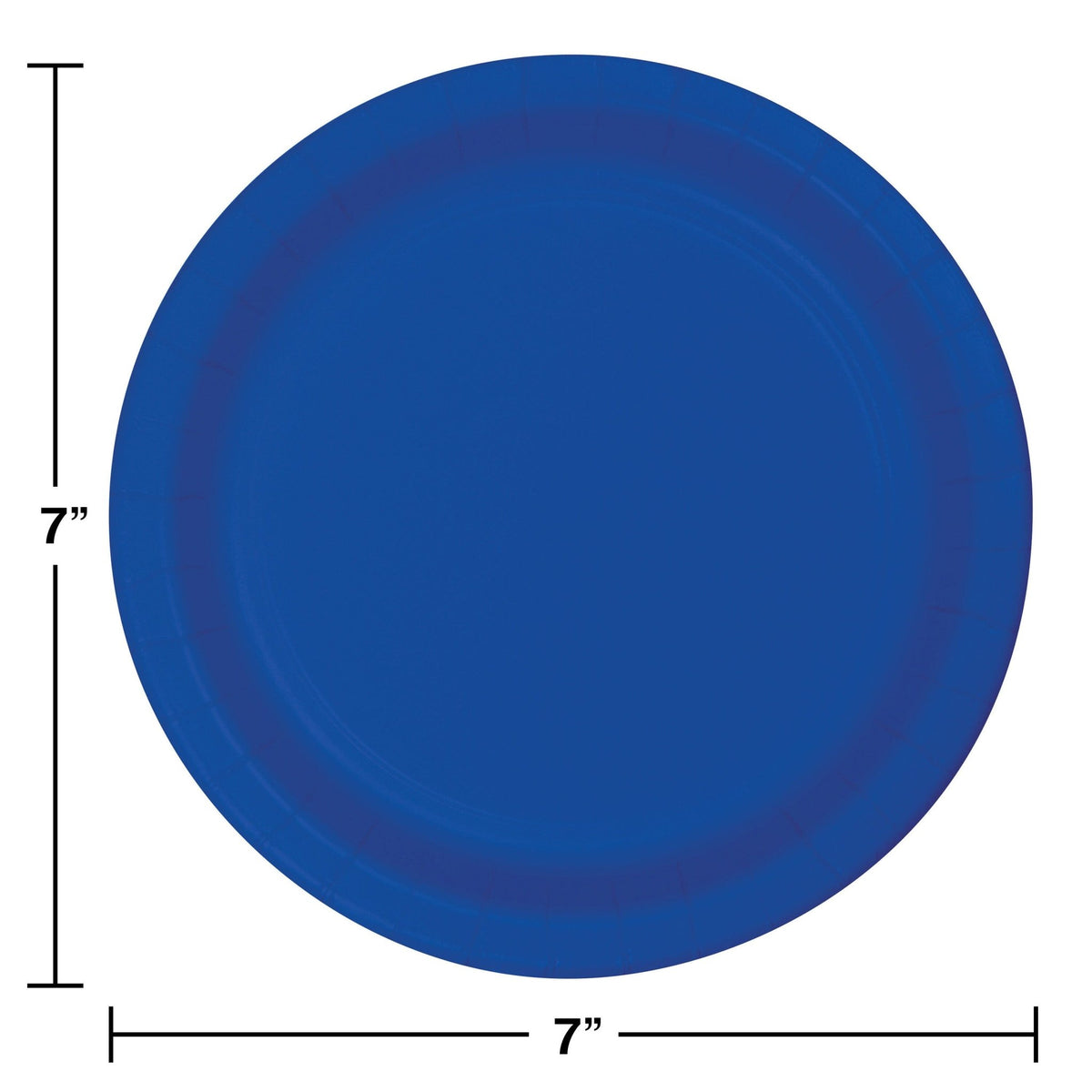 Royal Blue Cake Plates 24ct - Stesha Party