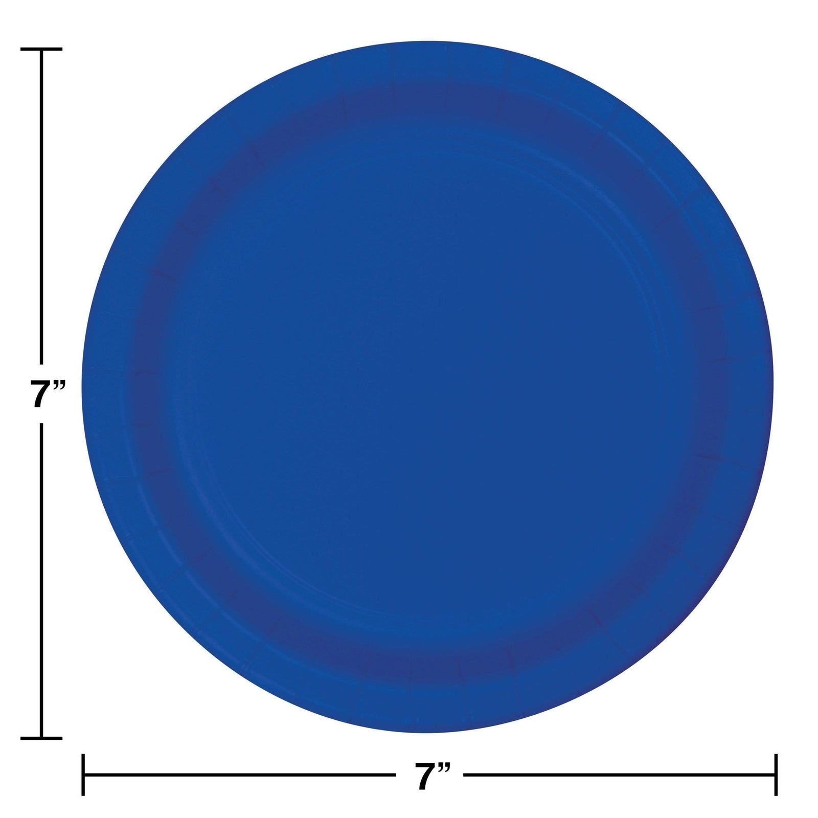 Royal Blue Cake Plates 24ct - Stesha Party