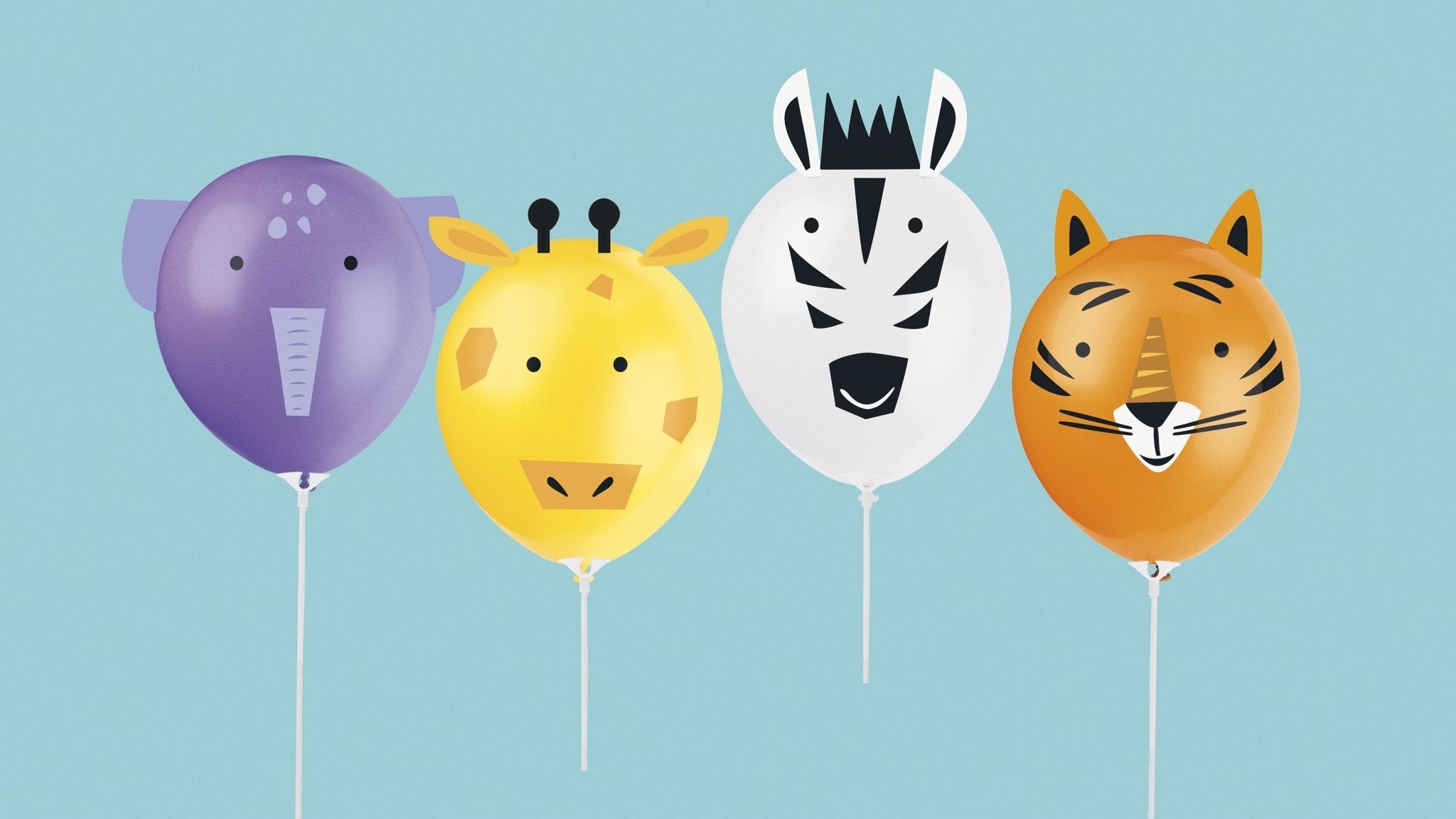 Jungle Safari Party Balloons - Stesha Party - 1st birthday boy