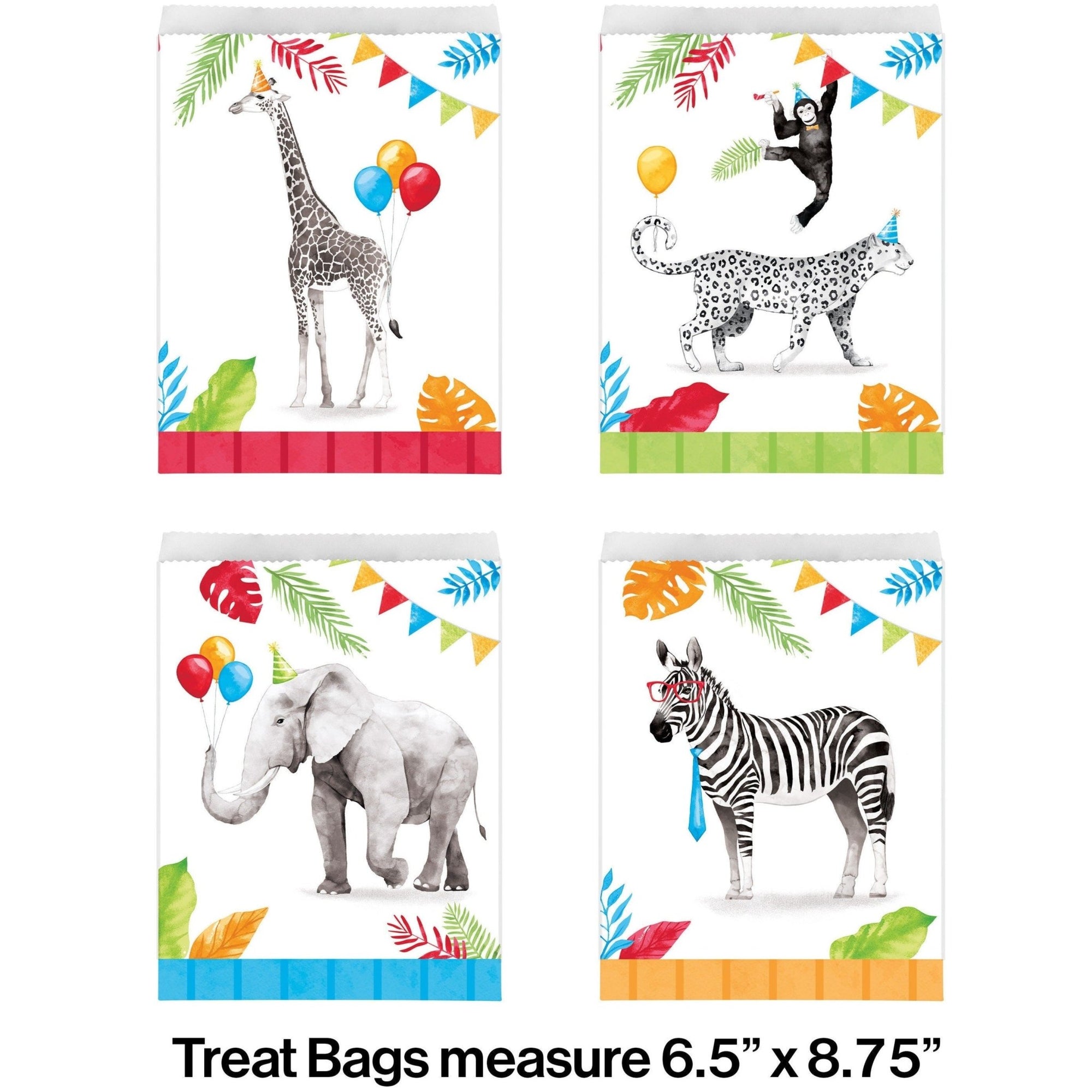 Safari Animal Treat Bags - Stesha Party