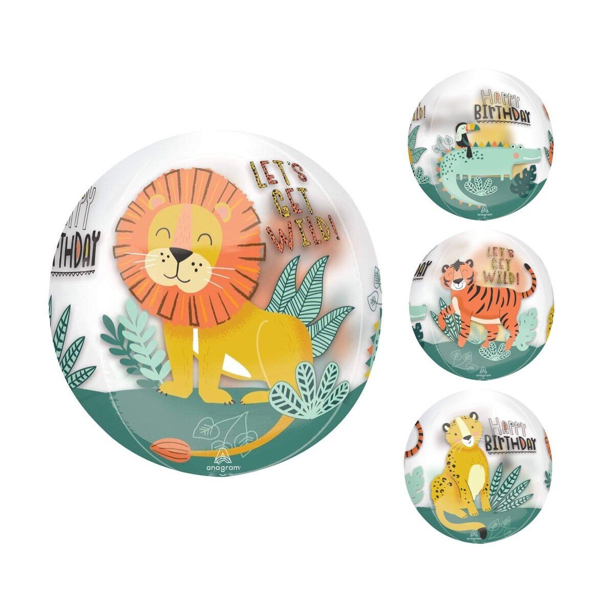 Safari Birthday Balloon - Stesha Party