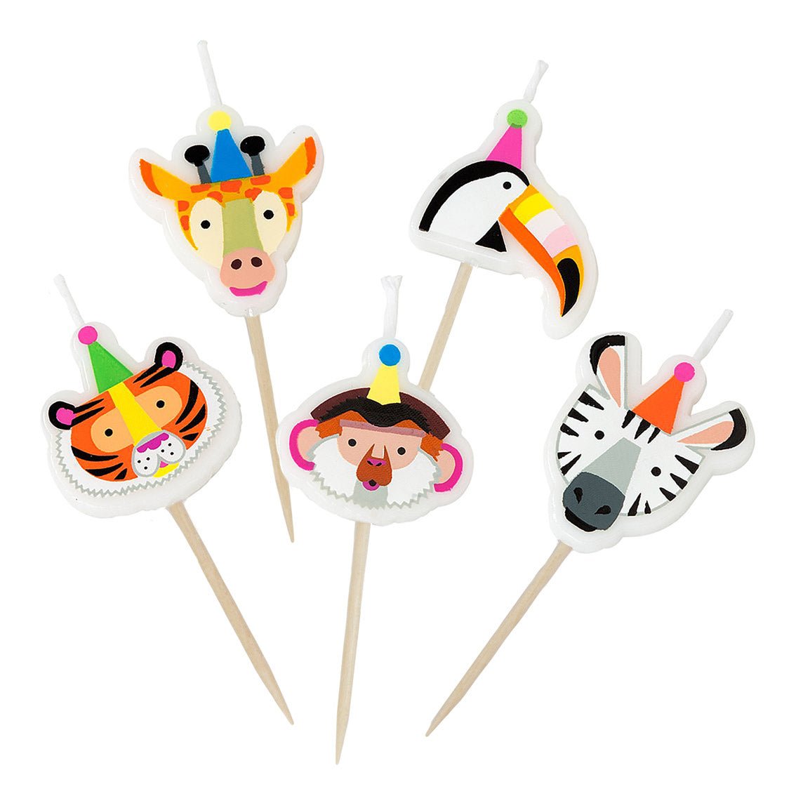 Safari Party Animal Candles - Stesha Party