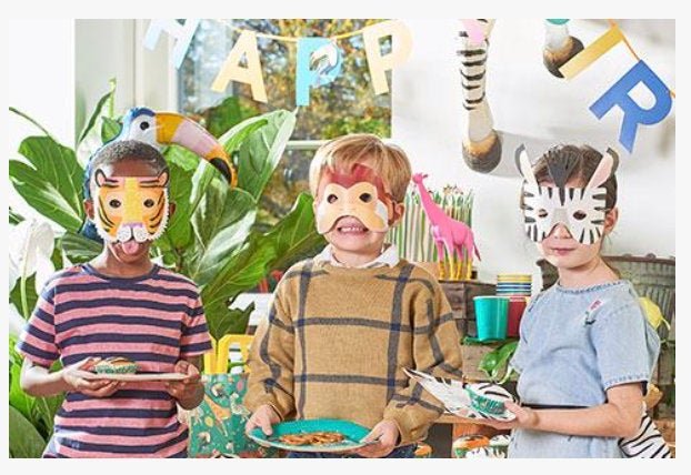 Safari Party Animal Masks - Stesha Party