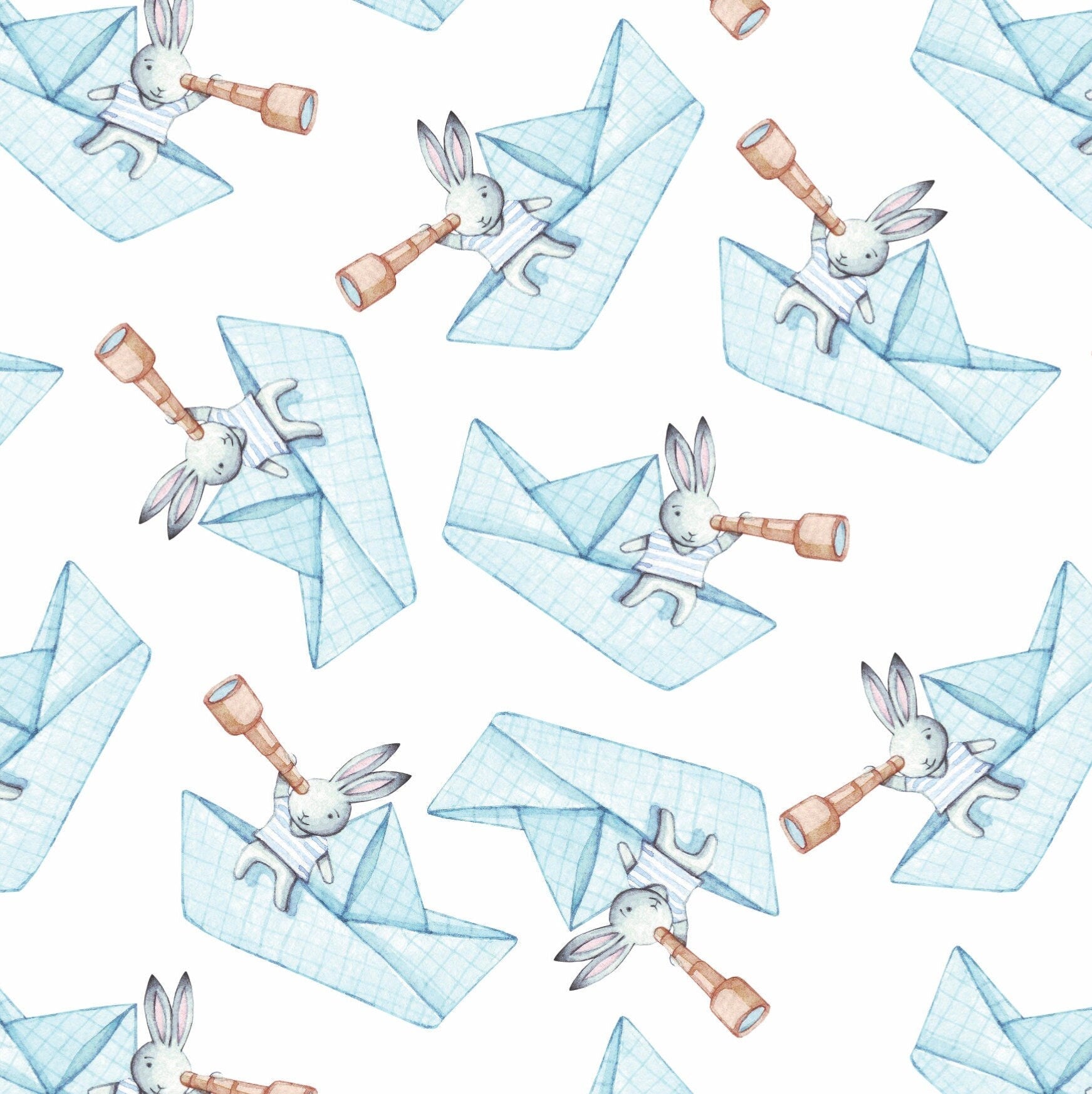 Sailor Rabbit Wrapping Paper - Stesha Party