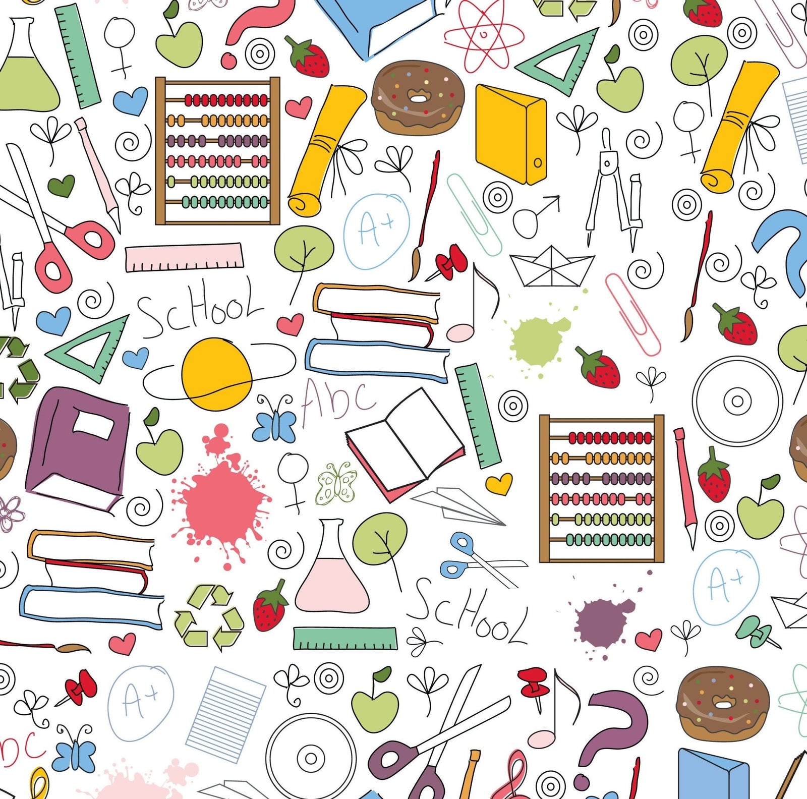 School Gift Wrap - Stesha Party