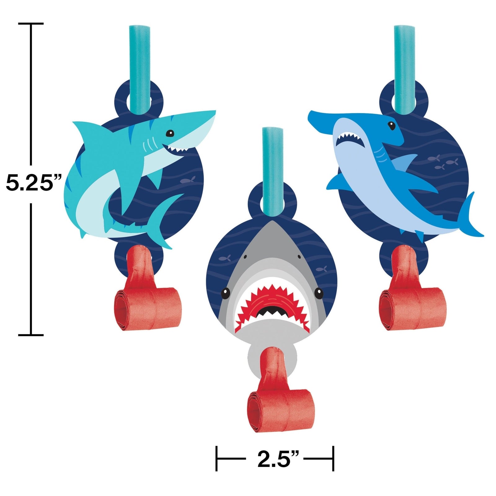 Shark Party Blowouts - Stesha Party