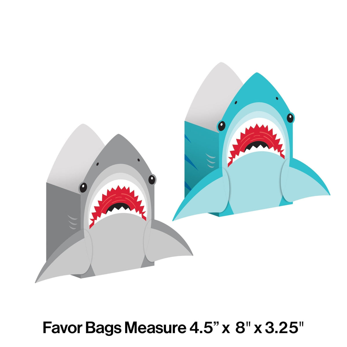Shark Party Favor Boxes - Stesha Party