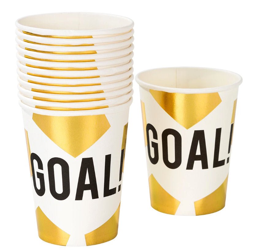Soccer Party "Goal" Cups - Stesha Party