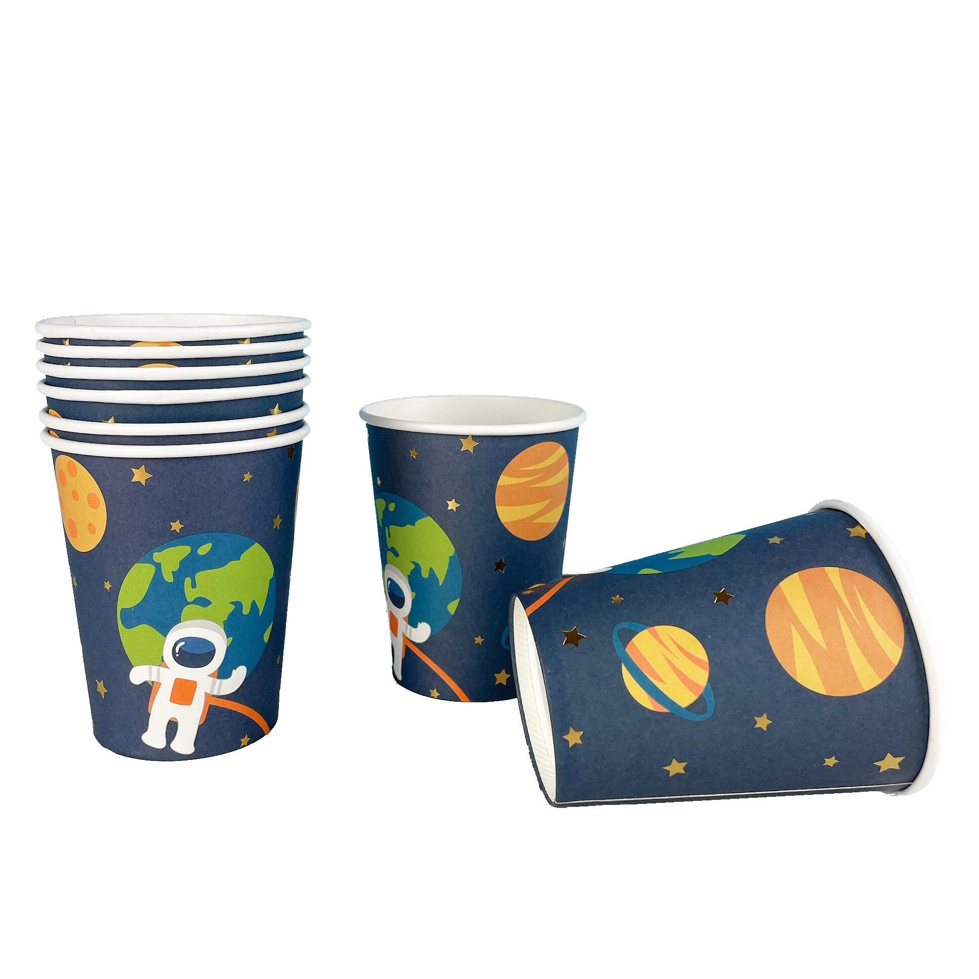 Space Adventure Paper Cups - Stesha Party