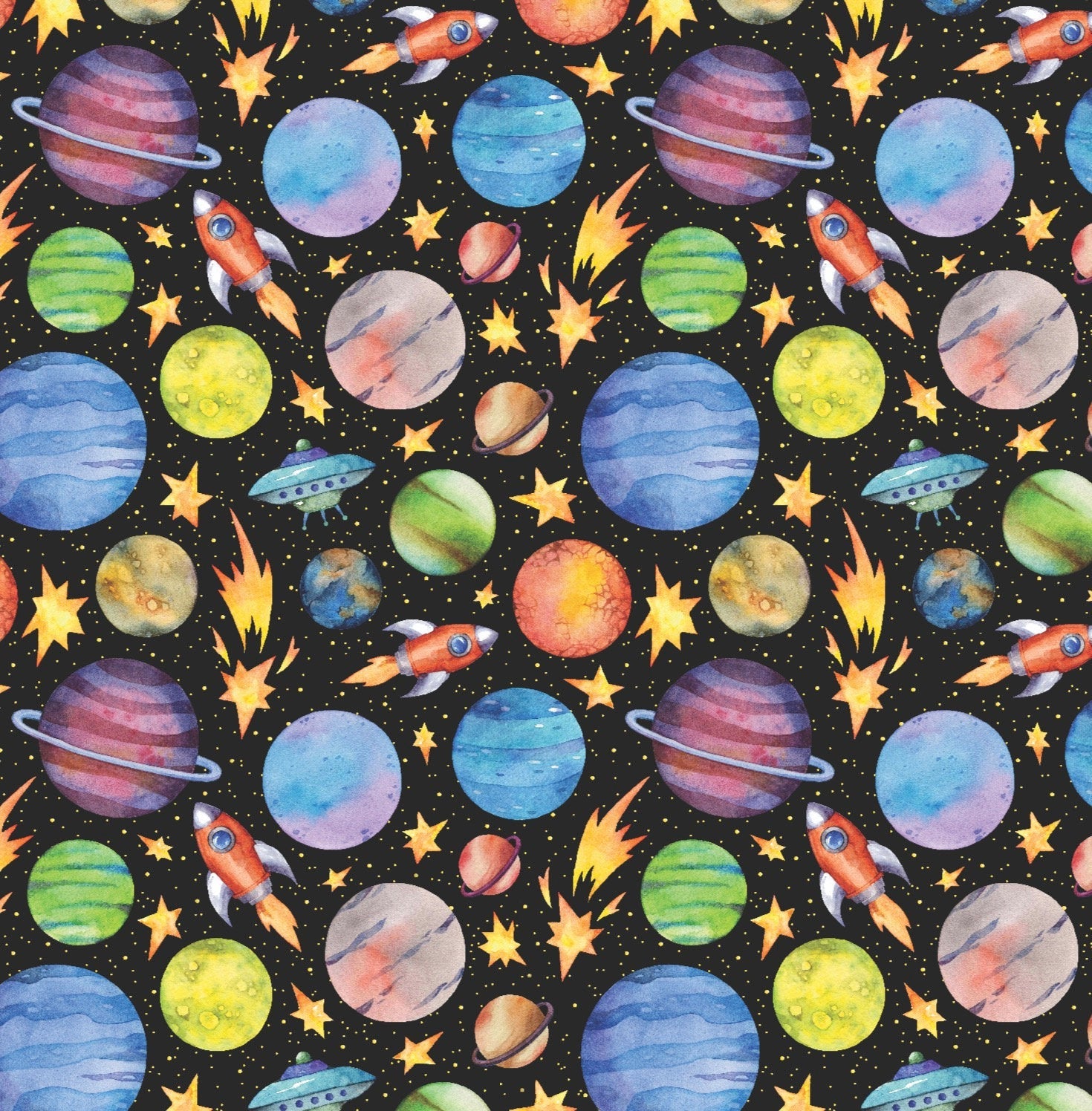 Space Gift Wrap - Stesha Party