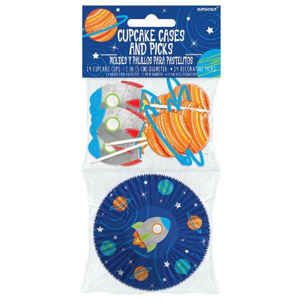 Space Party Cupcake Kit - Stesha Party