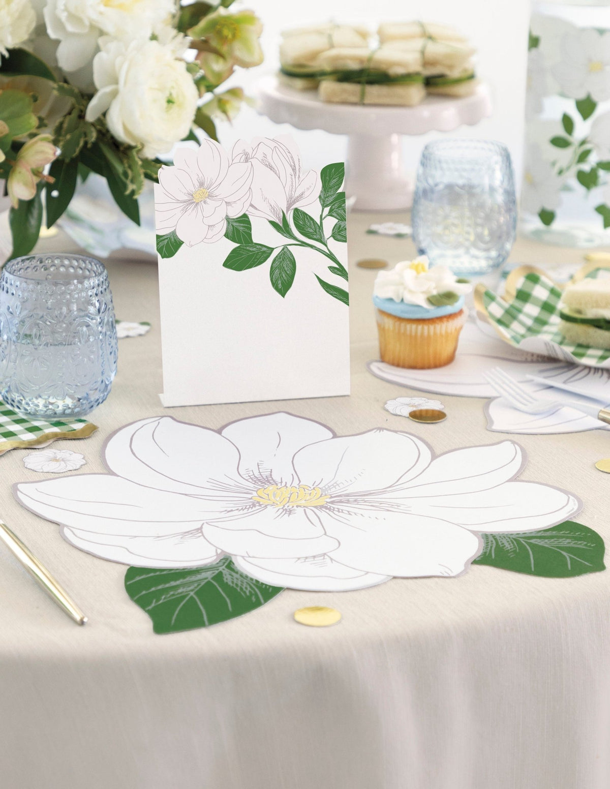 Spring Floral Paper Placemats 8ct - Stesha Party