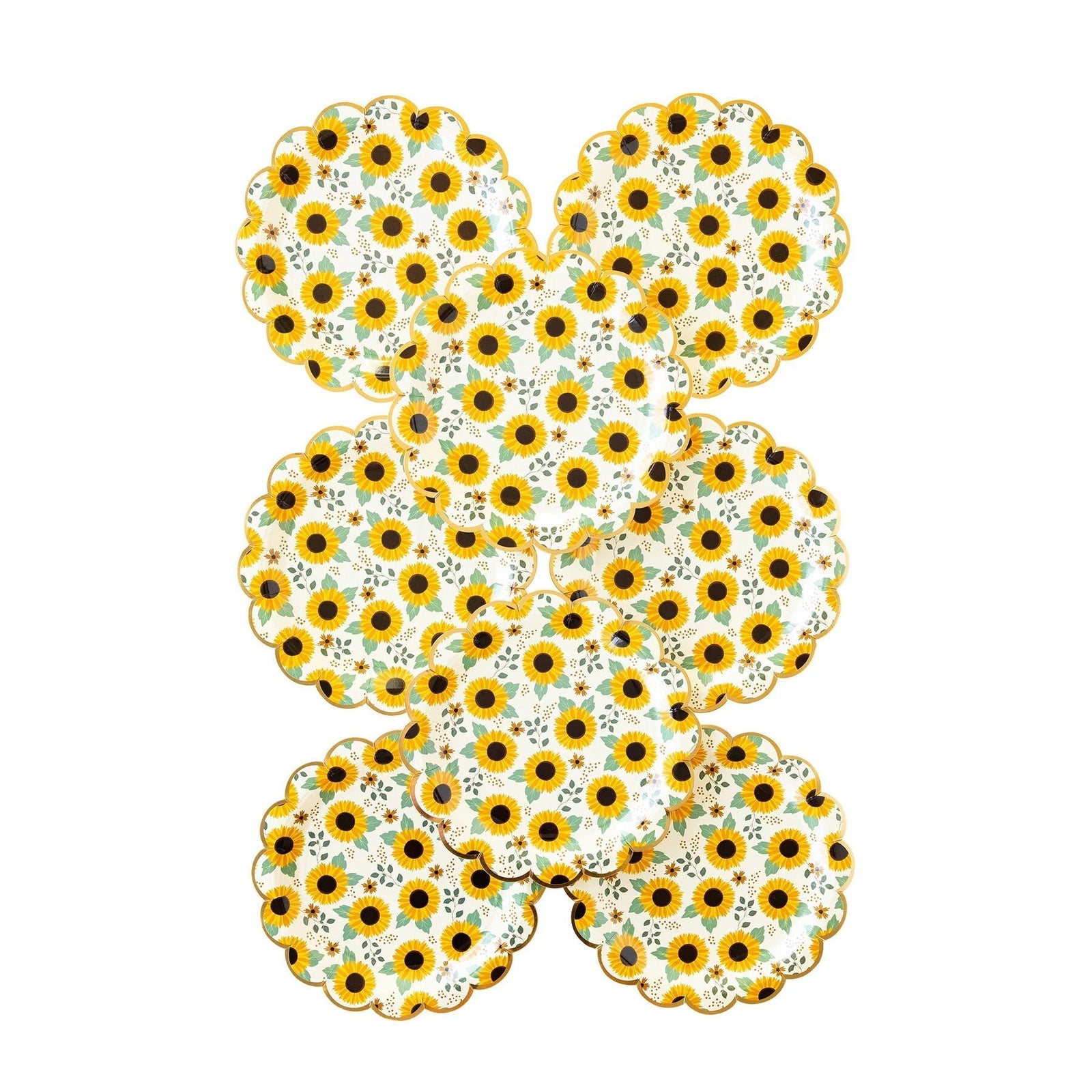 Sunflower Party Plates - Stesha Party