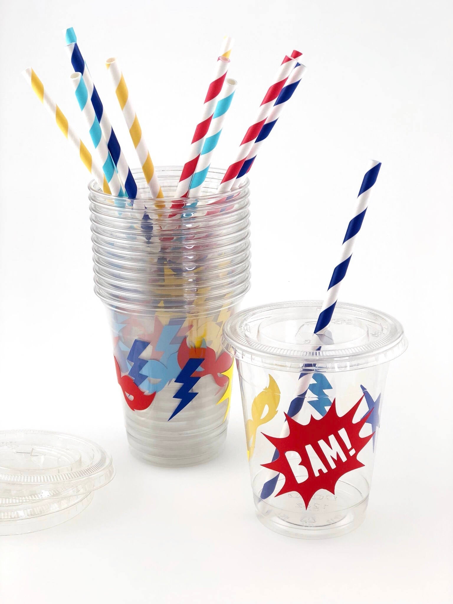 Superhero Party Cups - Stesha Party