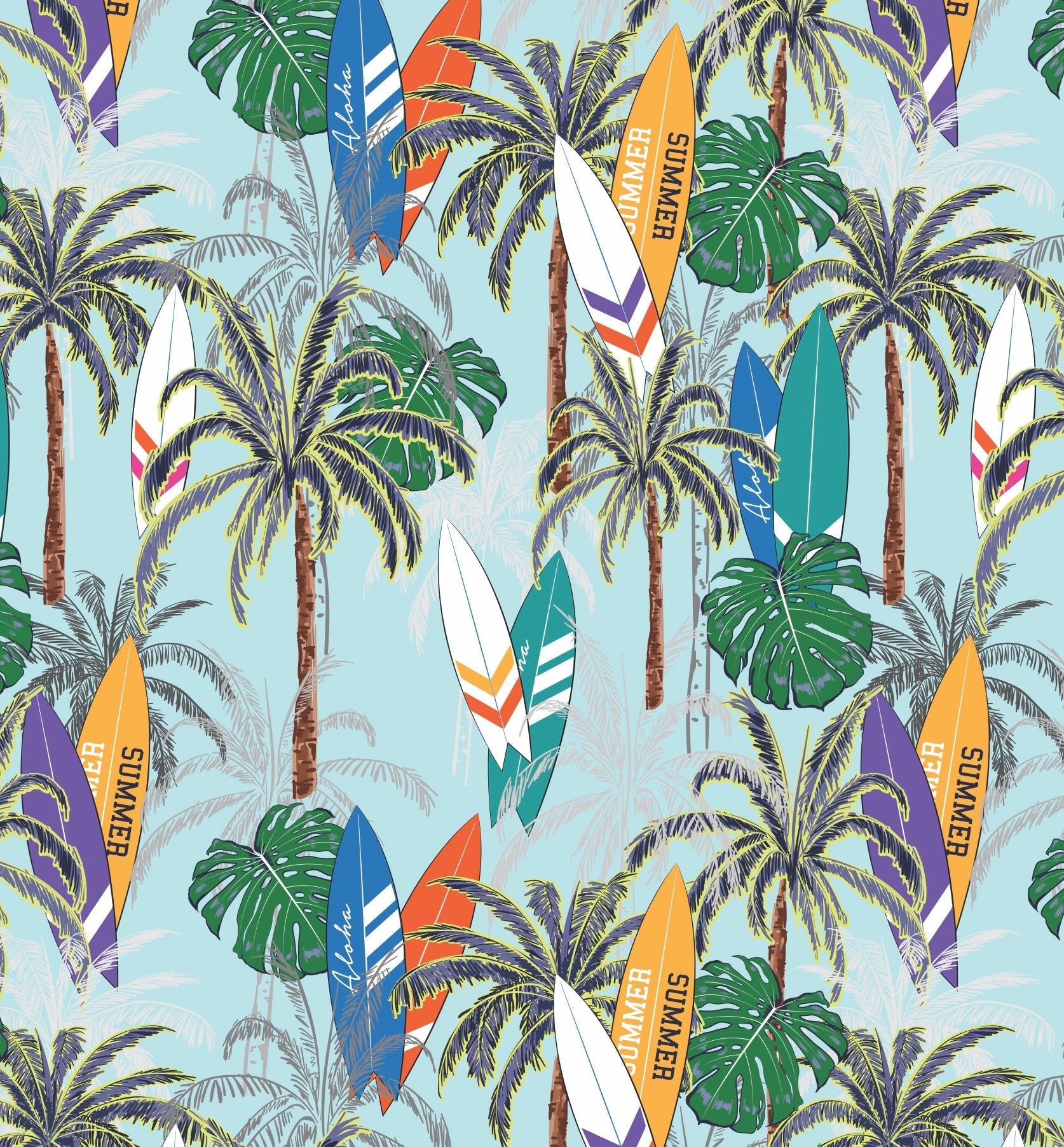 Surf Wrapping Paper - Stesha Party