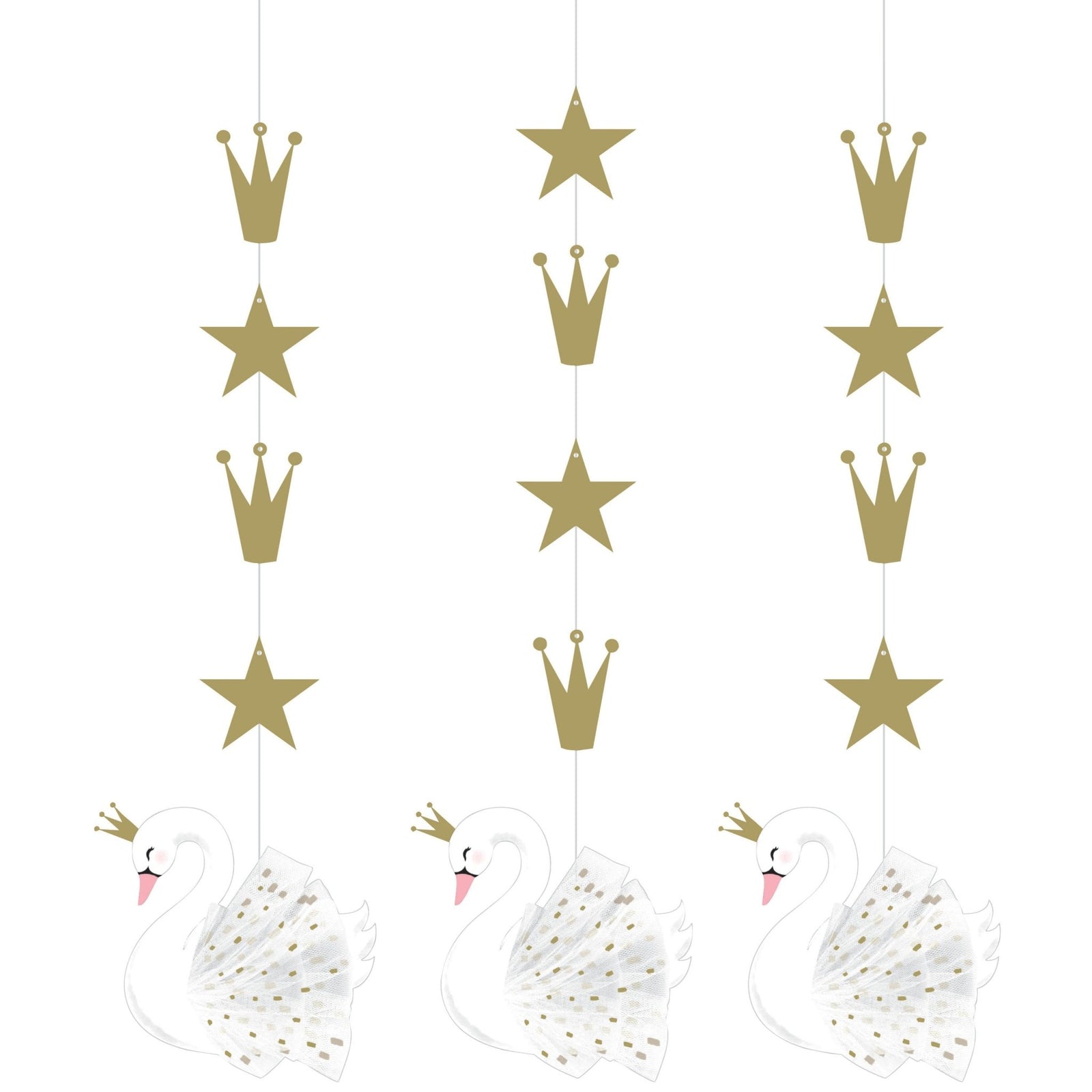 Swan Party Hanging Decorations - Stesha Party
