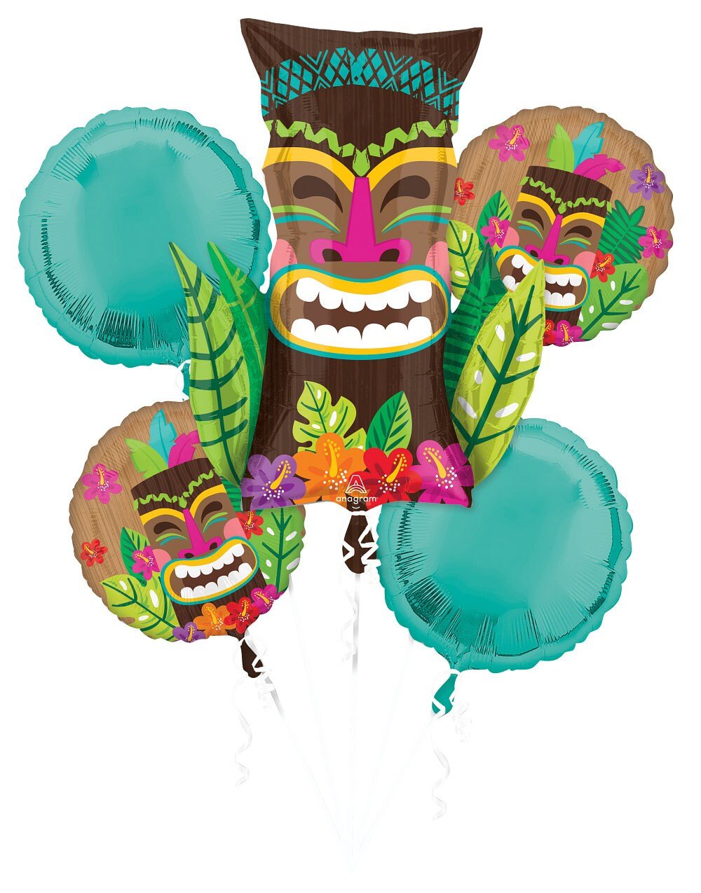 Tiki Balloon Boquet Decorations - Stesha Party