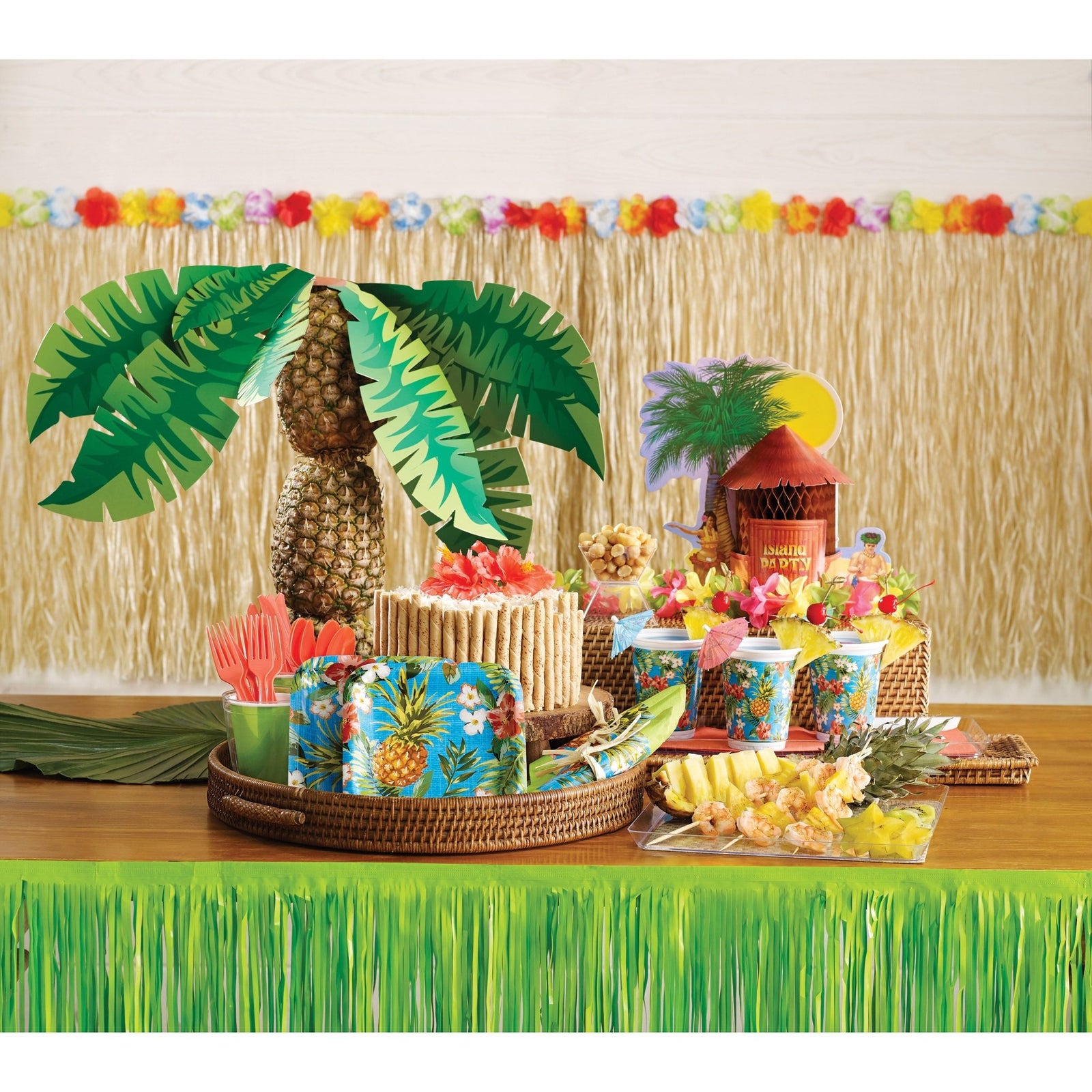 Tiki Party Centerpiece - Stesha Party