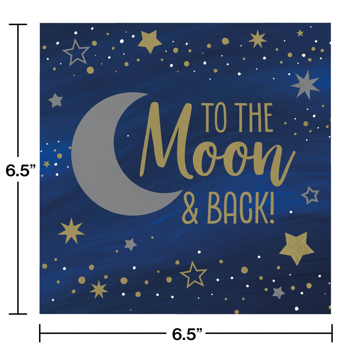 To The Moon & Back Party Napkins - Stesha Party