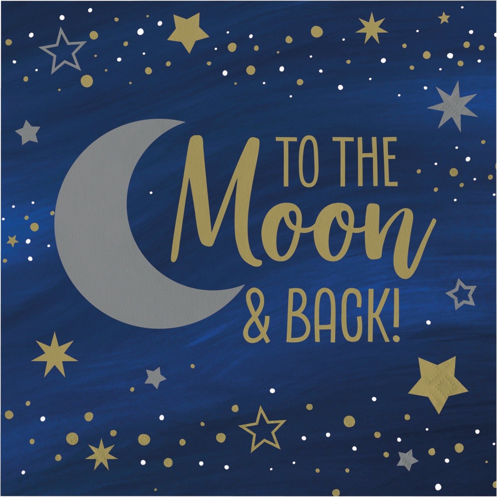 To The Moon & Back Party Napkins - Stesha Party