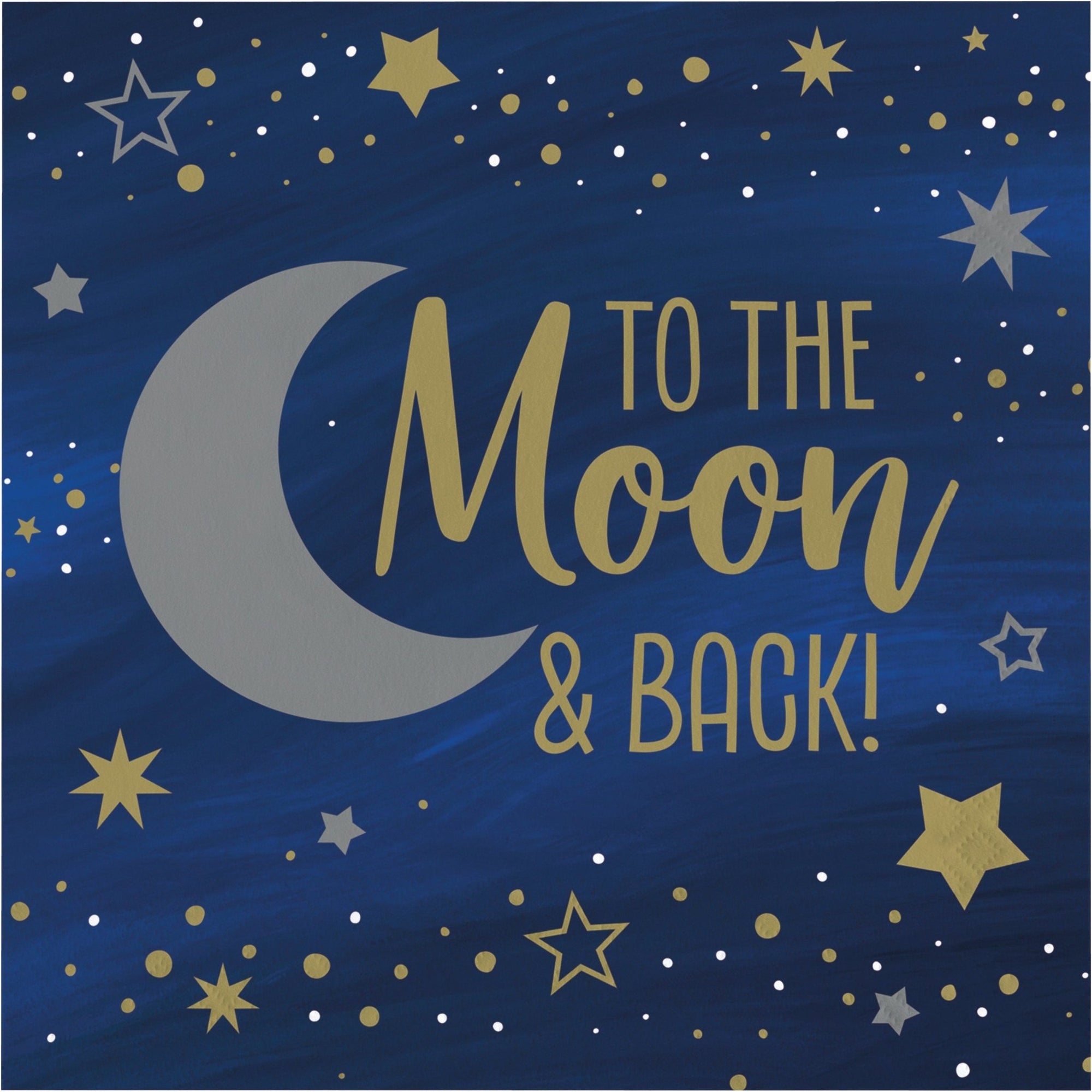 To The Moon & Back Party Napkins - Stesha Party
