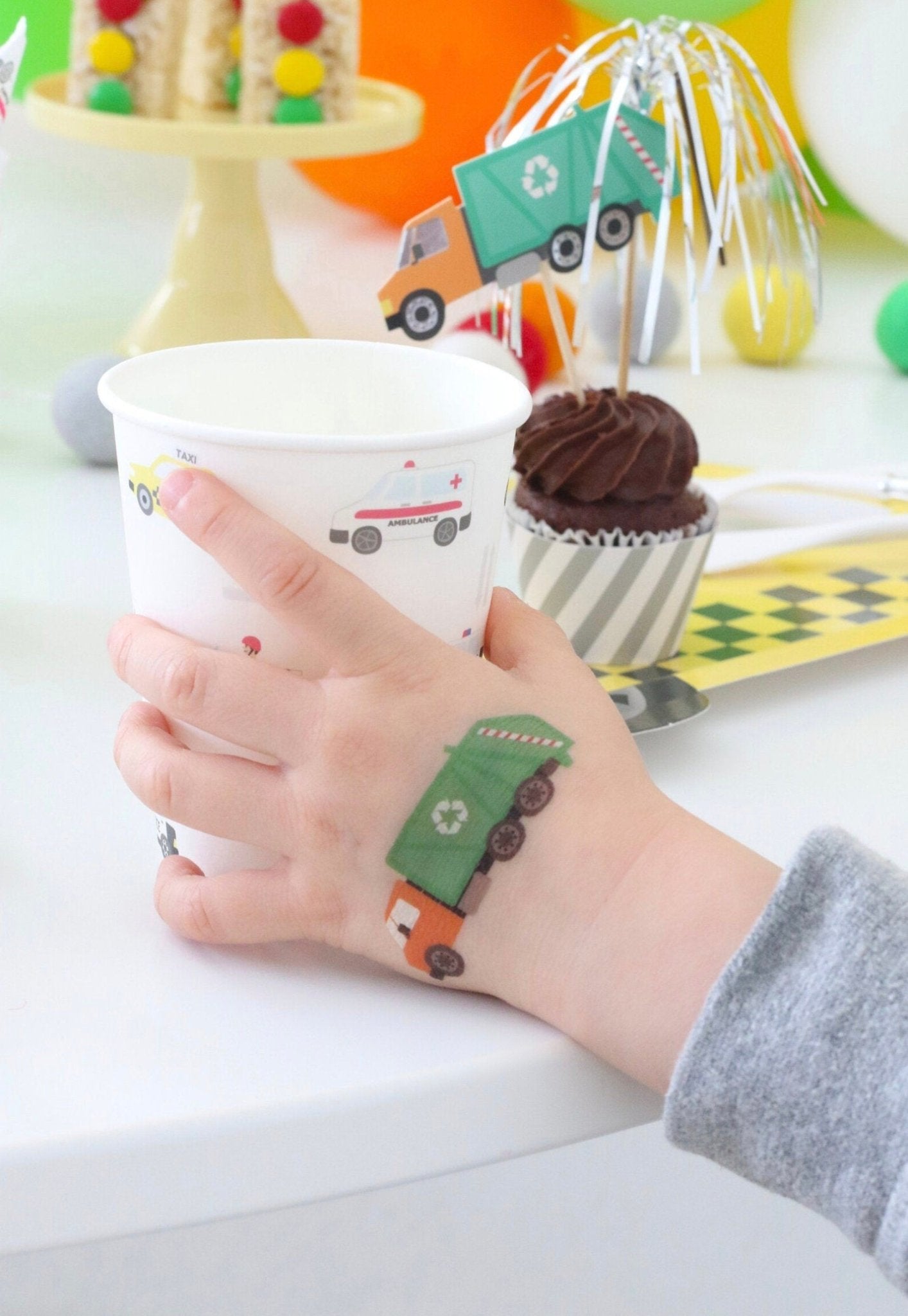 Transportation Temporary Tattoos - Stesha Party