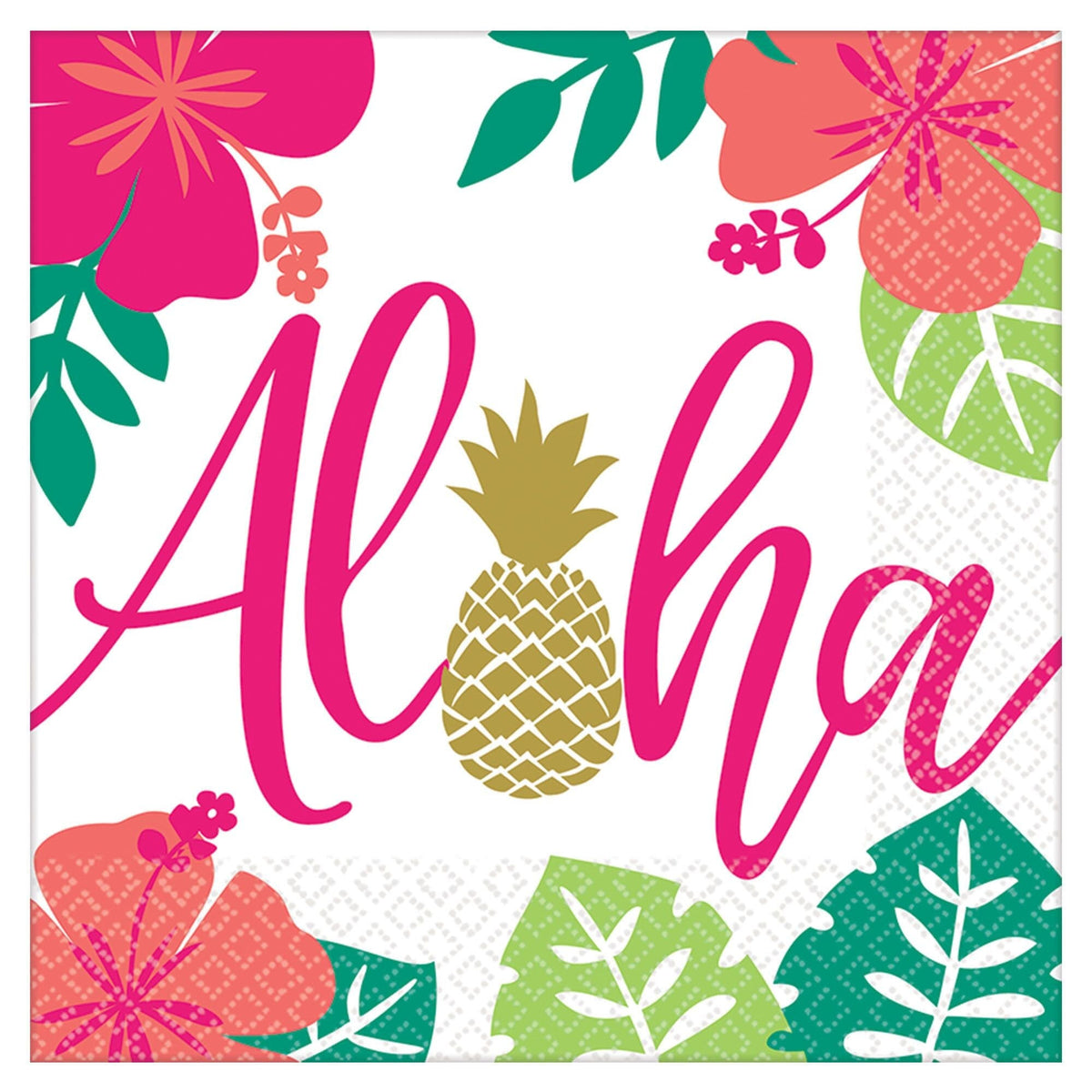 Tropical Aloha Napkins - Stesha Party
